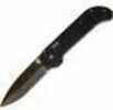 Timberline Knives - Standard Edge Assisted Opening VallotTOn Kickstart Linerlock Knife: Model Tm-1143. 4 5/8" Closed linerlock. Black Finish AUS-8 Stainless Standard Edge Blade With Dual Thumb studs. ...